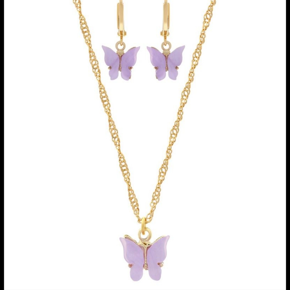 Jewelry set 💜🦋💜🦋 - Picture 3 of 4